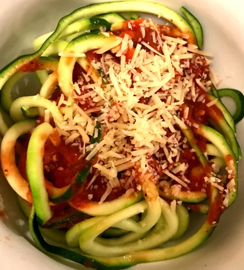 zucchini noodles easy dinner
