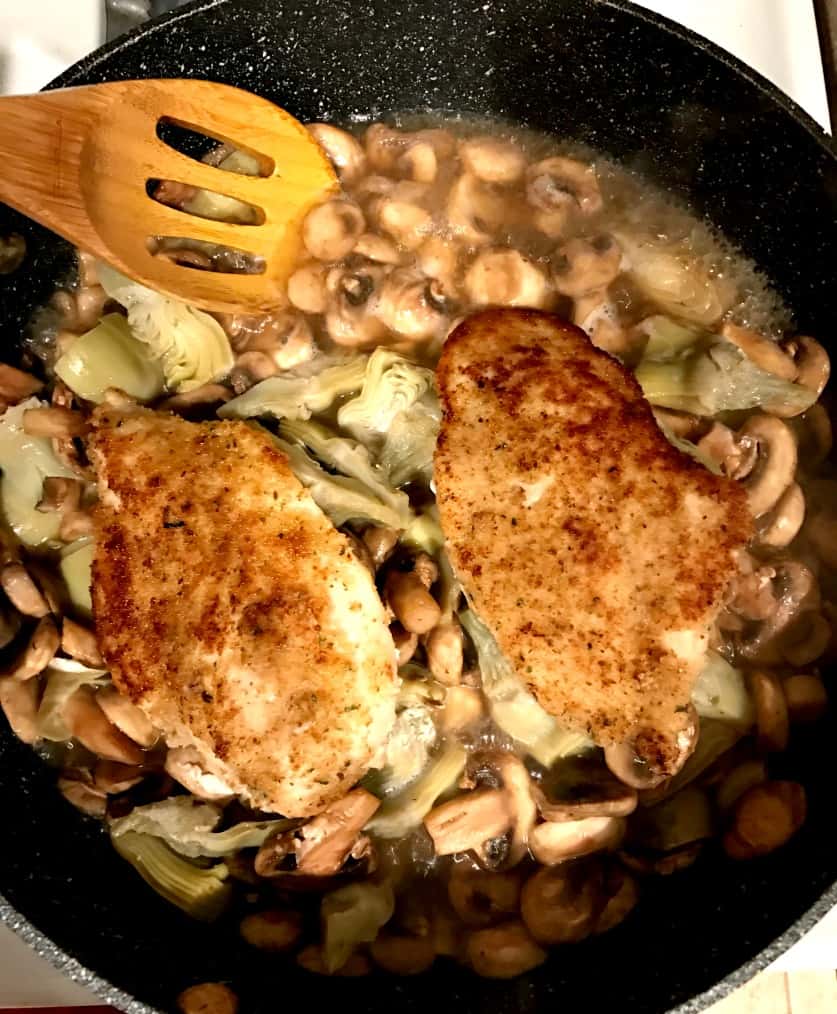 chicken artichoke mushroom recipe